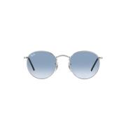 Rond Metaal x The Ones Polarized Ray-Ban , Blue , Heren