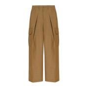 Cargo broek Burberry , Brown , Dames