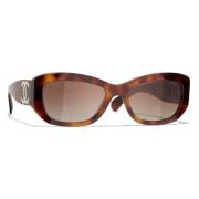 Sunglasses Chanel , Brown , Dames