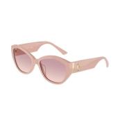 Rosa Bruin & Violet Gradient Zonnebril Jimmy Choo , Pink , Dames