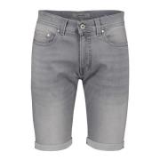 Grijze Shorts 5-Pocket Model Pierre Cardin , Gray , Heren