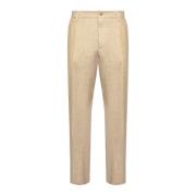 Linnen broek Dolce & Gabbana , Beige , Heren