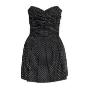 gestippelde jurk Dolce & Gabbana , Black , Dames