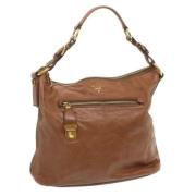 Pre-owned Leather prada-bags Prada Vintage , Brown , Dames