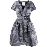 Pre-owned Cotton dresses Moschino Pre-Owned , Gray , Dames