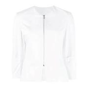 Pre-owned Cotton outerwear Versace Pre-owned , White , Dames