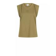 Mus Logo Tee Dante 6 , Green , Dames