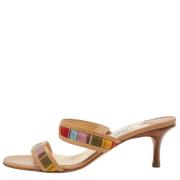 Pre-owned Leather sandals Jimmy Choo Pre-owned , Multicolor , Dames