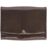 Pre-owned Leather clutches Salvatore Ferragamo Pre-owned , Brown , Dam...