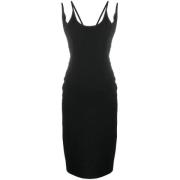 Pre-owned Wool dresses Versace Pre-owned , Black , Dames