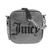 Zwarte Polyester Clutch met Strass Versieringen Juicy Couture , Multic...