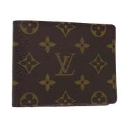 Pre-owned Canvas wallets Louis Vuitton Vintage , Brown , Dames