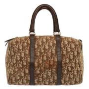 Pre-owned Canvas dior-bags Dior Vintage , Brown , Dames