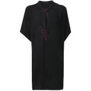 Pre-owned Silk dresses Balenciaga Vintage , Black , Dames