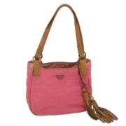 Pre-owned Nylon prada-bags Prada Vintage , Pink , Dames