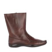 Pre-owned Leather boots Prada Vintage , Brown , Heren