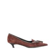 Pre-owned Suede heels Miu Miu Pre-owned , Brown , Dames