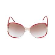 Pre-owned Plastic sunglasses Balenciaga Vintage , Red , Dames