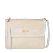 Pre-owned Canvas shoulder-bags Emilio Pucci Pre-owned , White , Dames