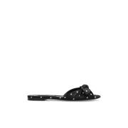 Polka Dot Pantoffels Dolce & Gabbana , Black , Dames