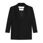 Wollen jas Jil Sander , Black , Heren