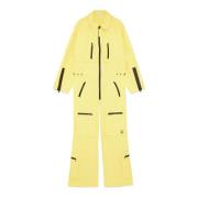 Suitpants Technische nylon jumpsuit Patrizia Pepe , Yellow , Dames