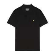 Sport SS Polo Shirts Lyle & Scott , Black , Heren