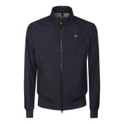 Blauwe Bomber Neopreen Jas Mannen Blauer , Blue , Heren