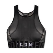 Sportbeha Dsquared2 , Black , Dames