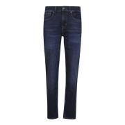 Blauwe Jeans Herfst Winter Collectie 7 For All Mankind , Blue , Heren