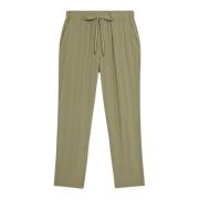 Viscose Joggers Green Story Elastische Taille Oltre , Green , Dames