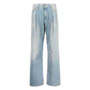 Lennon Blue Wide-Leg Jeans R13 , Blue , Dames