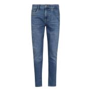 Blauwe Jeans Herfst Winter 2024 7 For All Mankind , Blue , Heren