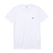 T-Shirts Lacoste , White , Heren