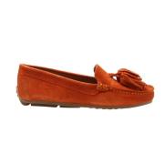 Alencon Mocassin Schoenen Ctwlk. , Orange , Dames