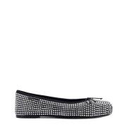 Zwarte Ballerinas met Vierkante Neus en Frontstrik Alexander Wang , Mu...