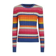 Gestreepte Katoenen Sweatshirt Ronde Hals Ralph Lauren , Multicolor , ...