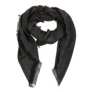 Zwarte Sjaals voor Vrouwen Aw24 Tory Burch , Black , Dames
