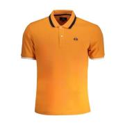 Slim Fit Polo Shirt met Contrastdetails La Martina , Orange , Heren