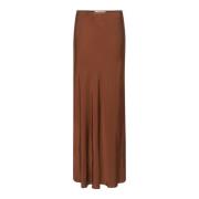 Hoge Taille Rok Sorrel Horse Gestuz , Brown , Dames