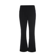 Magic Stretch Flared Broek Zwart Bitte Kai Rand , Black , Dames