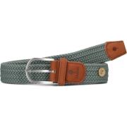 Groene Textiel Heren Riem Faguo , Green , Heren