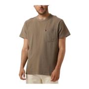 Heren Polo & T-shirts Adrien Pkt Tee Butcher of Blue , Beige , Heren