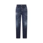Klassieke Blauwe Slim-fit Jeans Dsquared2 , Blue , Dames