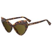 Stijlvolle zonnebril Sdp/Qt Moschino , Brown , Dames