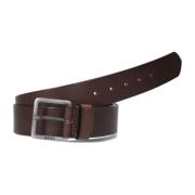 Heren Leren Riem Jeeko 10207238 01 Hugo Boss , Brown , Heren