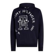 Heren Sweatshirt met vervaagde print Tommy Hilfiger , Blue , Heren