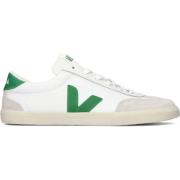 Heren Volley Sneakers Wit Groen Veja , Multicolor , Heren