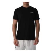 Katoenen T-shirt met Logo Armani Exchange , Black , Heren