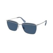 Stijlvolle zonnebril Sk7006 Swarovski , Gray , Dames